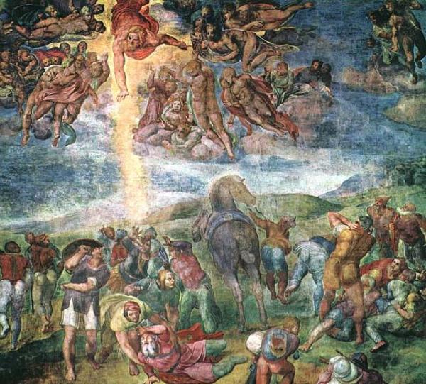 Michelangelo Buonarroti The Conversion of Saul Sweden oil painting art
